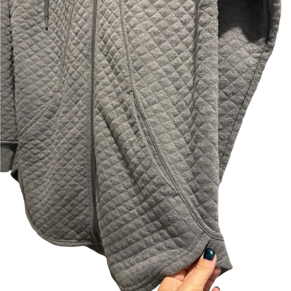 Athletic Works Quilted Charcoal Jacket/Hoodie - Picture 5 of 9